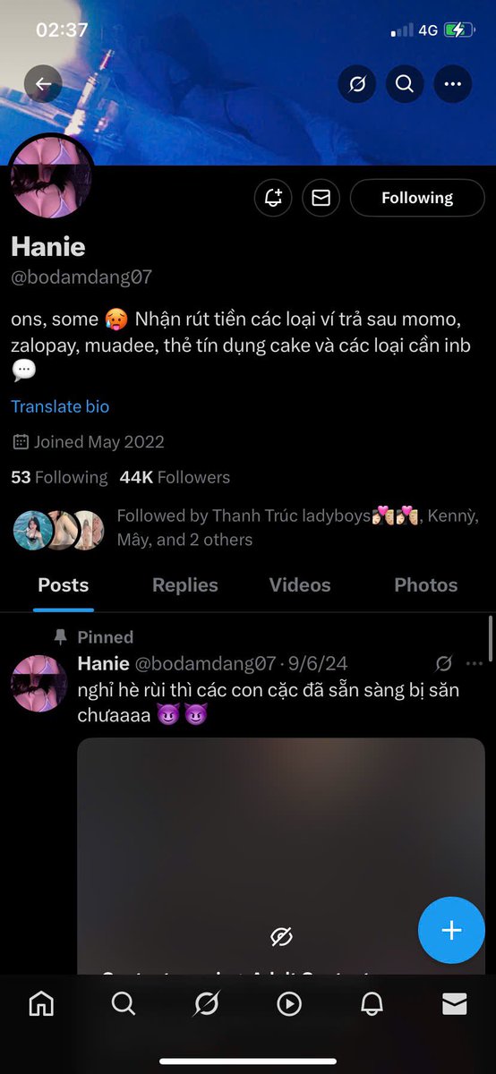 Wilpham19's tweet photo. Anh em nhớ né vội tụi này nếu không muốn bị mất tiền N G U nhu minh
Bank nó là Vo Thanh Nhan https://t.co/Z7UvSbTg16