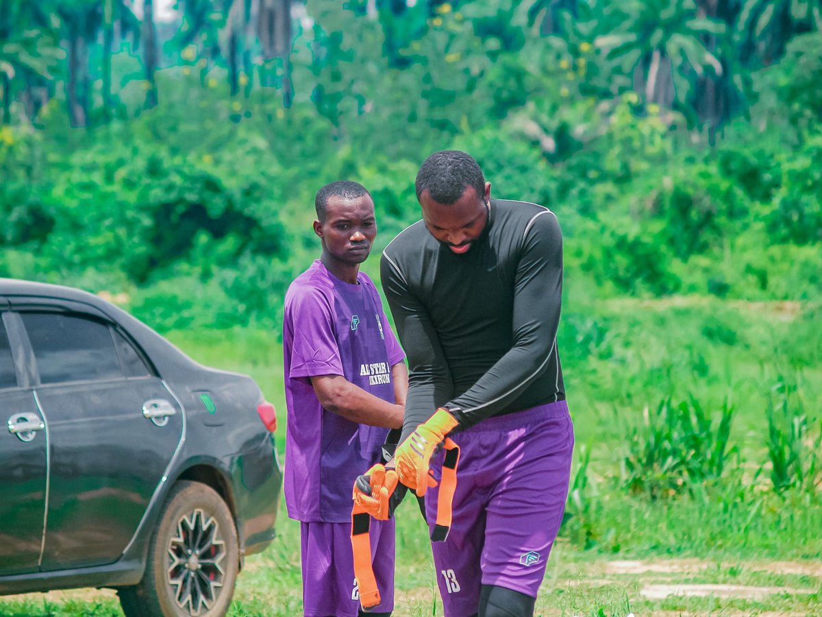 Happy Birthday to our incredible skipper and goalkeeper, Muhammad Alli!  
Wishing you a year filled with joy, success, and many more victories on and off the field! May Allah bless you with long life, good health, and prosperity.  #HappyBirthdayMuhammadAlli #AllStarFC #Ikirun