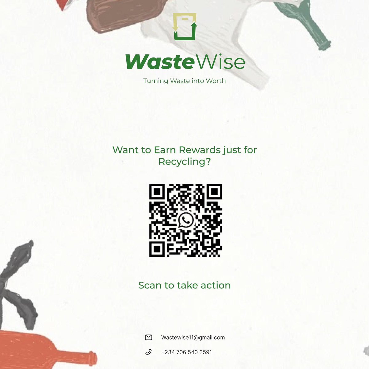 ♻️ WasteWise Community Group ♻️

Welcome 🤗
 🔹 A space for people who want to turn their everyday waste into impact get rewards for it — yes, your waste is valuable!
🔹 Be among the first to benefit from WasteWise’s waste-for-reward system