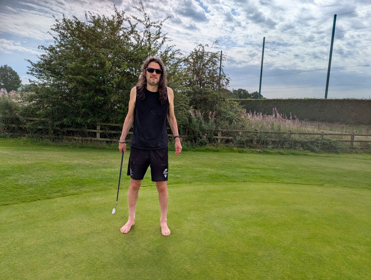 early morning round of golf