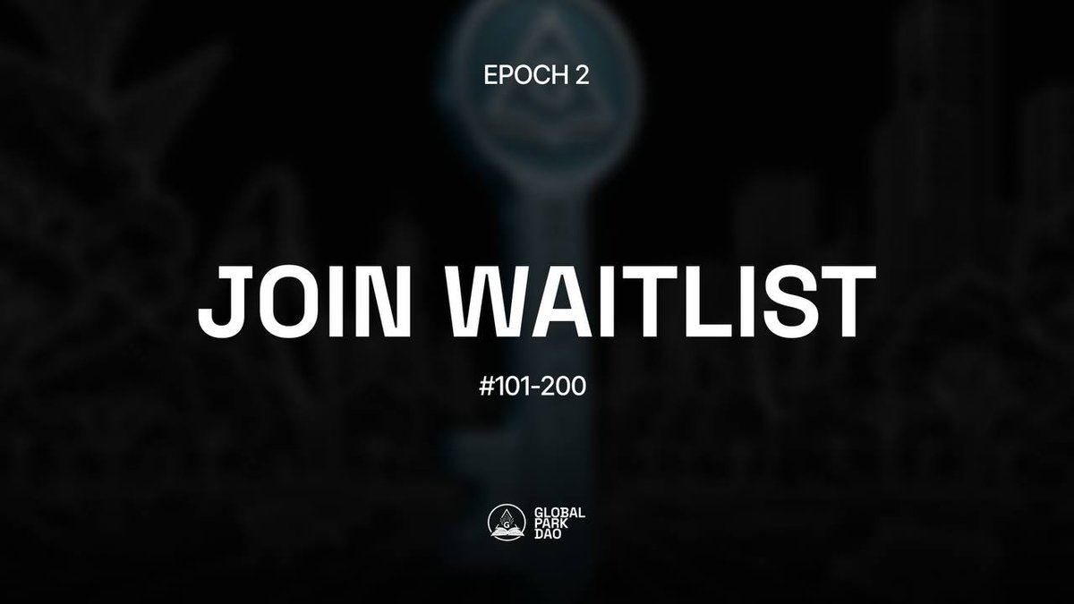 The Genesis Key NFT Epoch 2 Waitlist is now open!

globalpark.io/genesis-key

More rewards, more exclusivity, more status — and possibly a Tier-1 partner сollaboration 👀

For the first 24 hours, purchases are limited to whitelisted users

Save your spot and be first in line!