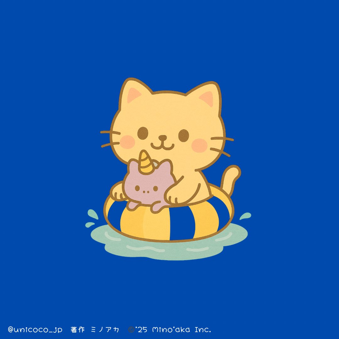 unicoco_jp's tweet photo. ちゃぷちゃぷちゃぷ
#残暑見舞い
#Unicoco #キャラ紹介 著作 ©2025 Mino’aka https://t.co/rbATcrIz6T
