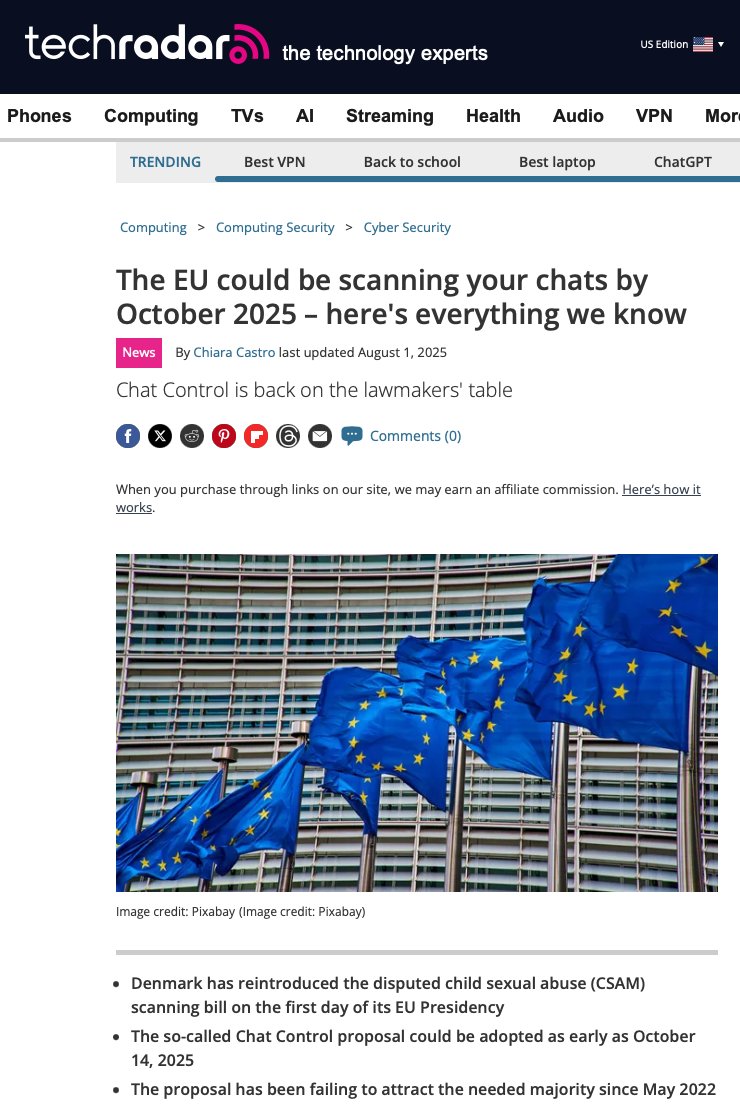 Ursula von der Lügen

refuse to reveal her sms-chat with Bourla. Yet now she wants to read all yours.

This evil EU needs to be dissolved NOW!

#svpol