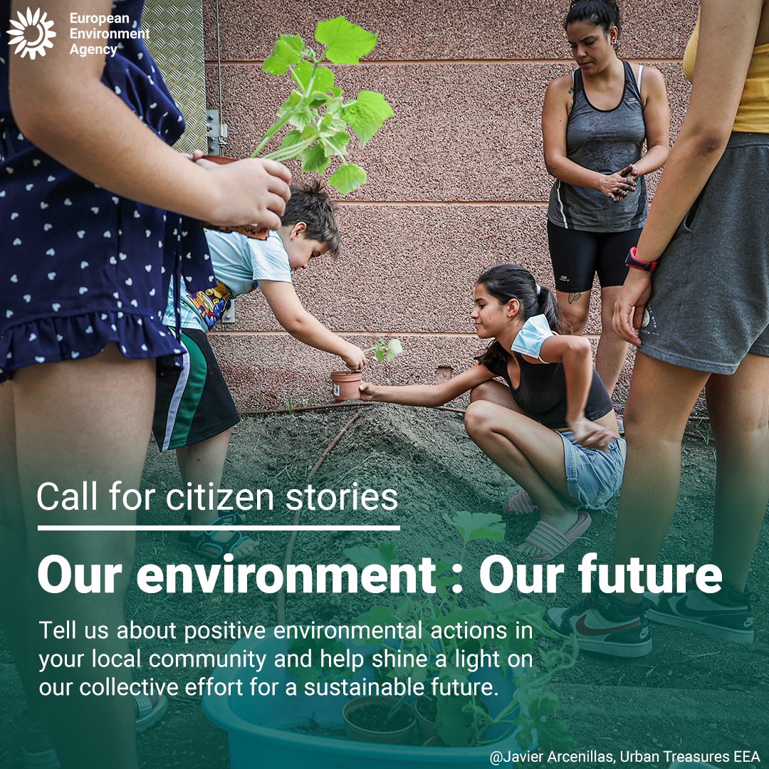 On this International #YouthDay with its theme of local youth actions for the SDGs &amp; beyond, we ask youth - the future of our planet - to share a personal &amp; local story of environmental action through our campaign 'Our Environment : Our Future'💚 

👉eea.europa.eu/en/newsroom/ci…