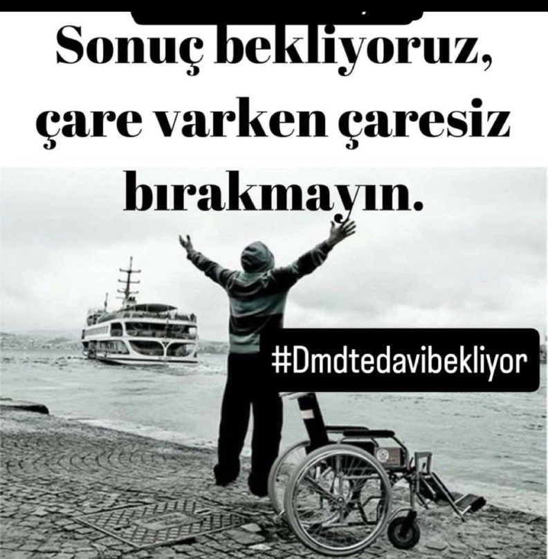 Ayşegül Öz (@aysegul_cihan17) on Twitter photo DMD’li çocuklar yürüyemeden büyüyor. Bilim ilerliyor, tedavi neden bekletiliyor? #DMDtedaviBekliyor Aileler bekliyor, çocuklar direniyor. Harekete geçmenin tam zamanı. #DMDtedaviBekliyor <a href="/saglikbakanligi/">T.C. Sağlık Bakanlığı</a> <a href="/drmemisoglu/">Prof. Dr. Kemal Memişoğlu</a> <a href="/suayipbirinci/">Doç. Dr. Şuayıp Birinci</a> <a href="/DrYerebakan/">Dr. Halit Yerebakan</a> DMD’li çocuklar yürüyemeden büyüyor. Bilim ilerliyor, tedavi neden bekletiliyor? #DMDtedaviBekliyor Aileler bekliyor, çocuklar direniyor. Harekete geçmenin tam zamanı. #DMDtedaviBekliyor <a href="/saglikbakanligi/">T.C. Sağlık Bakanlığı</a> <a href="/drmemisoglu/">Prof. Dr. Kemal Memişoğlu</a> <a href="/suayipbirinci/">Doç. Dr. Şuayıp Birinci</a> <a href="/DrYerebakan/">Dr. Halit Yerebakan</a>