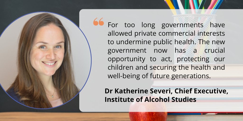 The alcohol industry should have no role in educating our children. We’ve joined leading organisations including <a href="/InstAlcStud/">IAS</a>  is urging <a href="/bphillipsonMP/">Bridget Phillipson</a> to follow Ireland’s lead and remove industry funded materials from schools. #ReduceAlcoholHarm