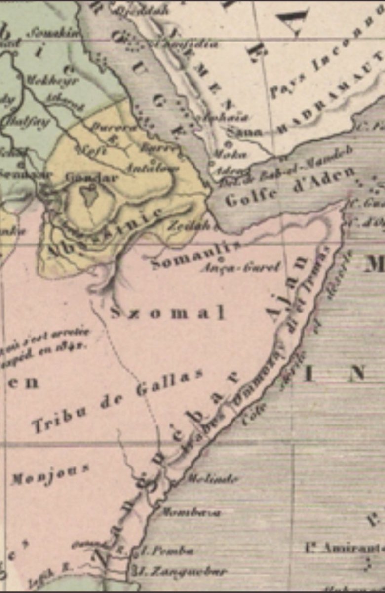 The_Adal_Empire's tweet photo. @Shabuu_II Just claim what you are & let it go for the #Somalization project. It's over!
Everyone has returned to their origin before the colonials came to Africa & reshaped, rebranded, & redrawn everything.
Before 1905 the Italians gave you a Somali name, you were called #Ajans. https://t.co/WHlIH7qQKh