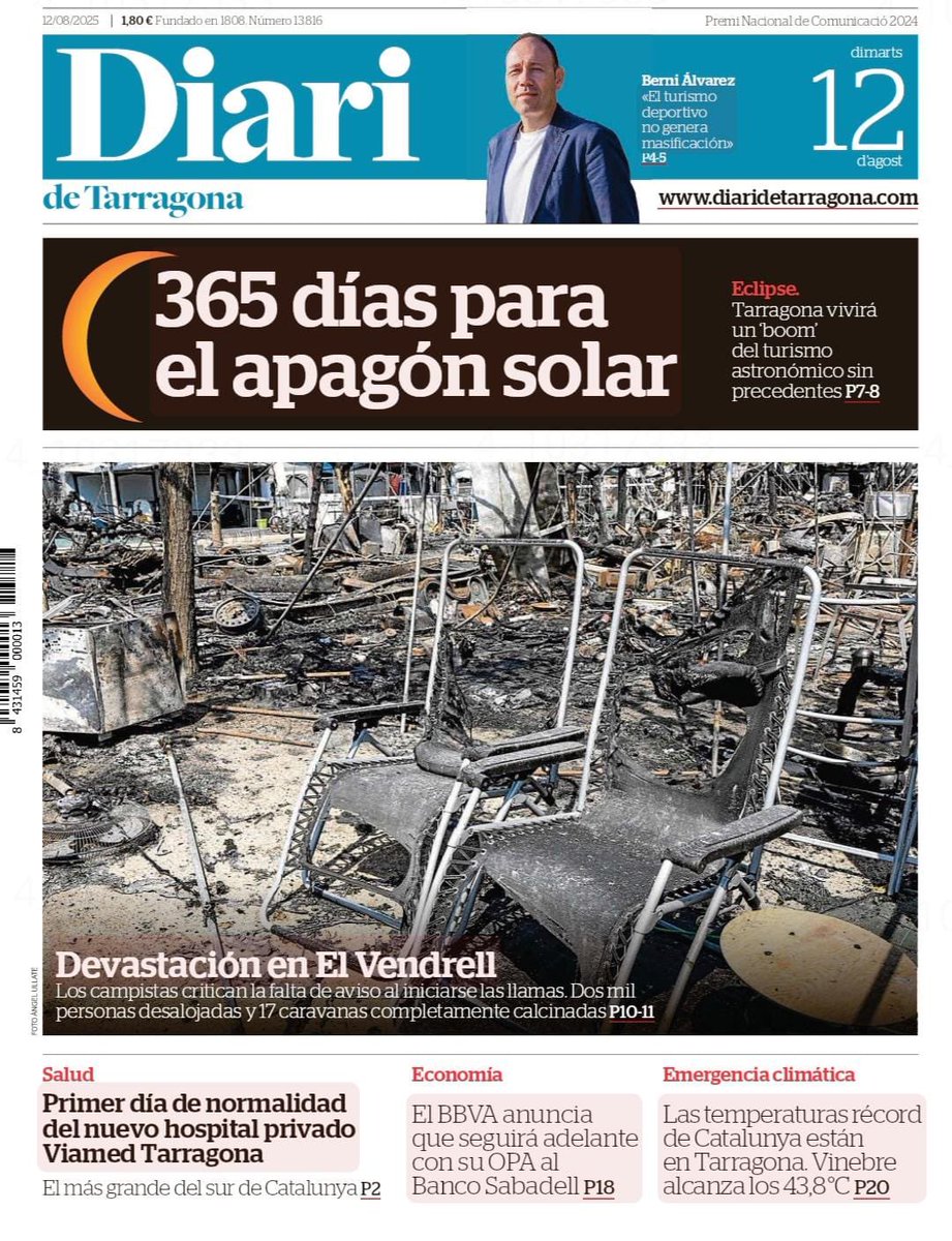 berni alvarez (@b5alvarez) on Twitter photo Entrevista al <a href="/diaridtarragona/">Diari de Tarragona</a> repassant aquest primer any de Conselleria d’esports del <a href="/govern/">Govern de Catalunya</a> .
Molta feina feta, molta per fer, però amb moltes ganes de seguir demostrant que l’esport i l’AF són el motor social del futur i a Catalunya sóm referents.
Gràcies <a href="/osaumell/">Octavi Saumell</a> #1any Entrevista al <a href="/diaridtarragona/">Diari de Tarragona</a> repassant aquest primer any de Conselleria d’esports del <a href="/govern/">Govern de Catalunya</a> .
Molta feina feta, molta per fer, però amb moltes ganes de seguir demostrant que l’esport i l’AF són el motor social del futur i a Catalunya sóm referents.
Gràcies <a href="/osaumell/">Octavi Saumell</a> #1any