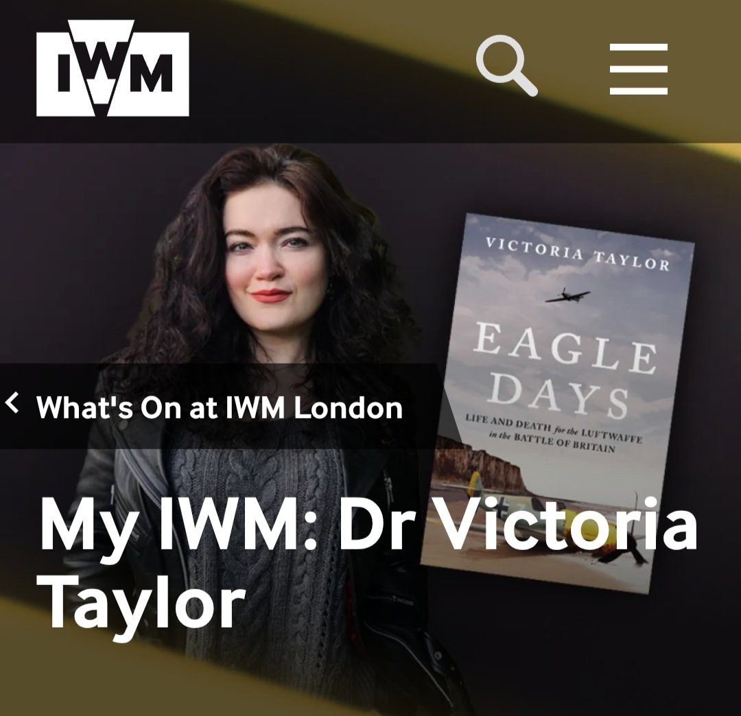 SO very excited that myself &amp; Principal Curator James Taylor be taking a group around <a href="/I_W_M/">Imperial War Museums</a> London tomorrow on the 85th anniversary of #EagleDay! Our private tour will be covering the #BattleOfBritain and #TheBlitz. Thank you to everyone who has made it a sold-out event 🥹♥️