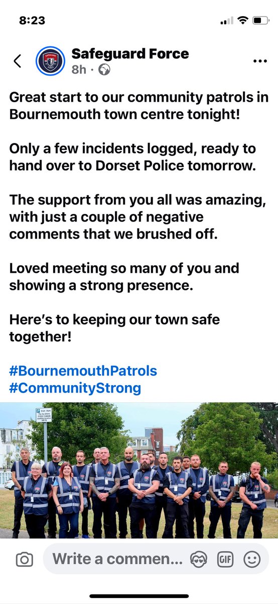 Penny (@phughes76340646) on Twitter photo <a href="/Inevitablewest/">Inevitable West</a> Here in our little seaside town in England our own people are now patrolling our own streets to keep our people safe. It’s time all off Europe show the world we won’t take it anymore <a href="/Inevitablewest/">Inevitable West</a> Here in our little seaside town in England our own people are now patrolling our own streets to keep our people safe. It’s time all off Europe show the world we won’t take it anymore