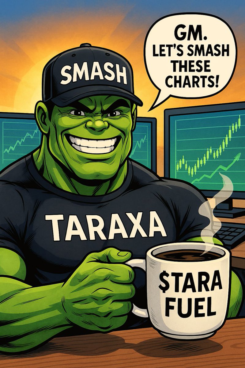 SMASH (@taraxasmash) on Twitter photo ☕ Powered by $TARA fuel
Focused on the mission 💚
$SMASH doesn’t just wake up — we build.
From SMASH AI to <a href="/TaraxaLytics/">TaraxaLytics</a>, the grind never stops.
One sip at a time… let’s SMASH the day 🔨🔥 ☕ Powered by $TARA fuel
Focused on the mission 💚
$SMASH doesn’t just wake up — we build.
From SMASH AI to <a href="/TaraxaLytics/">TaraxaLytics</a>, the grind never stops.
One sip at a time… let’s SMASH the day 🔨🔥