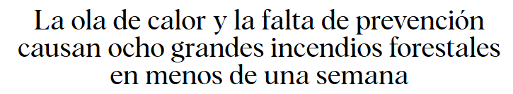 ¿En serio? ¿Y no se menciona a los pirómanos que todos los años por estas fechas prenden nuestro país?