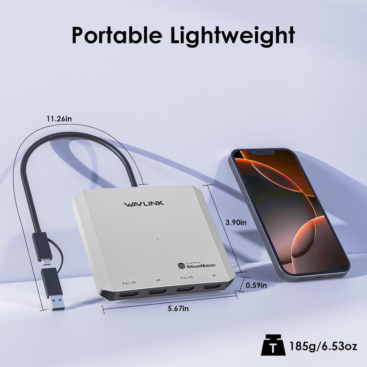 WavlinkOfficial's tweet image. 🚀1 #Adapter,4 Displays!The #WAVLINK Quad #Monitor Adapter works with #M1/#M2/#M3/#M4 #Macs—two 4K@30Hz + two 1080p@60Hz! #MacTech #MultiMonitor #4K #Productivity #Coding #DayTrading #MacBookPro #TechGadgets #USB4 #Thunderbolt #WorkFromHome #Developer #Finance #Design #RemoteWork