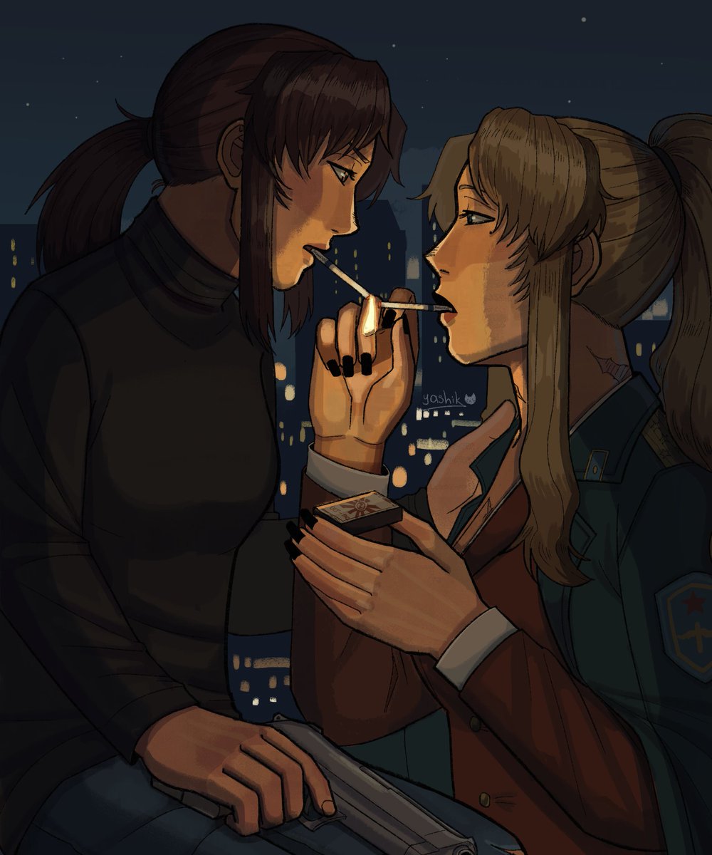 YashikkSleepy26's tweet image. #BlackLagoon #Revy #Balalaika