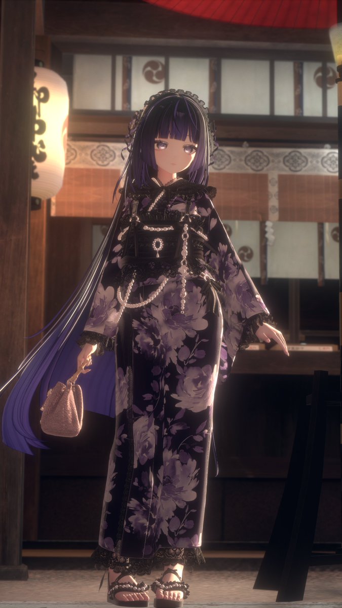 nayuta_vrc's tweet image. 🪻👘📸
#てんぱすおおもり #VRChat