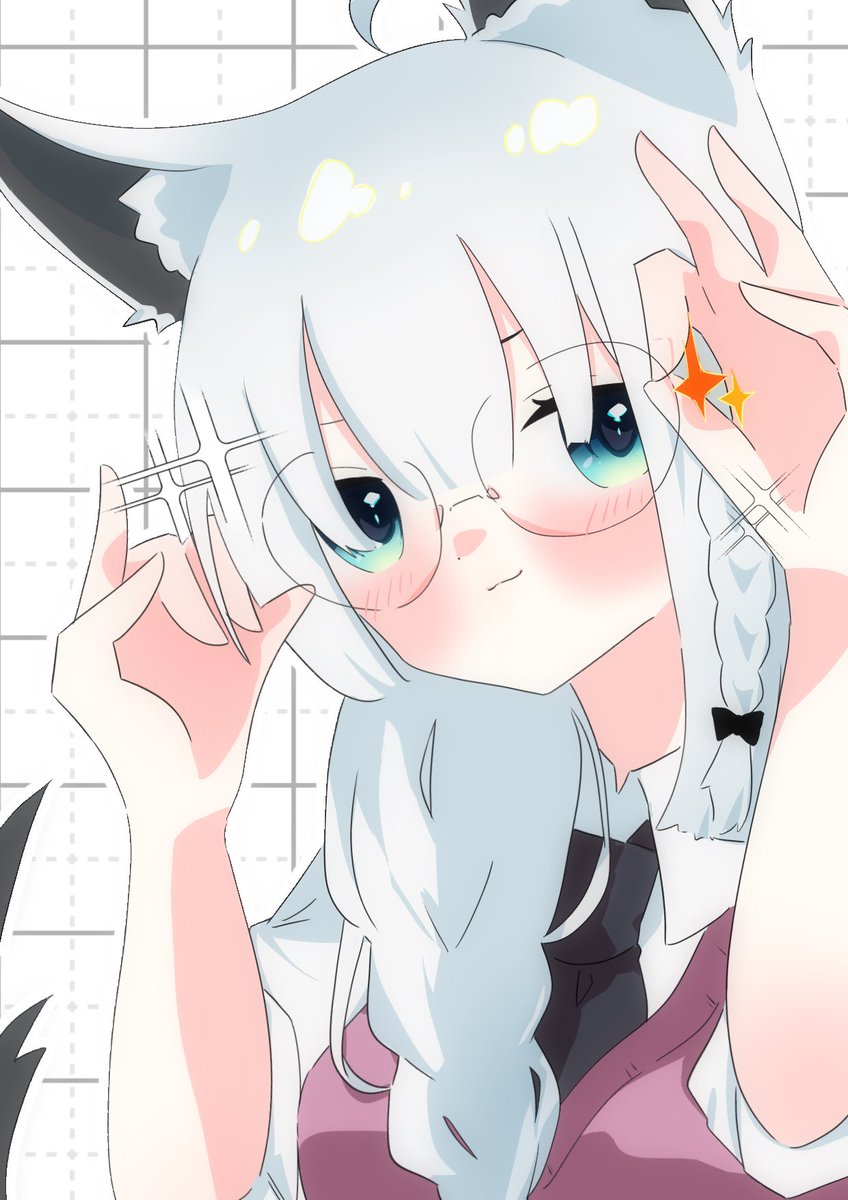 🦊『ふふーん✨✨』

#絵フブキ
 #眼鏡ホロライ部
