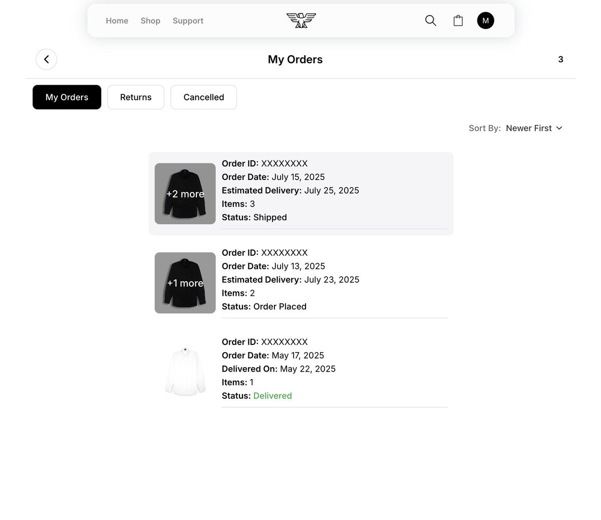 EliteTailorsIn's tweet photo. Building my clothing brand – Day 6

Completed the design of orders page UI today, with a clean order details layout. Keeping it simple, functional, and beautiful.

What are your thoughts?

#UIDesign #Ecommerce #WebDesign #BuildingInPublic #ClothingBrand #DesignJourney #Minimal https://t.co/DVIwBQ2M1c