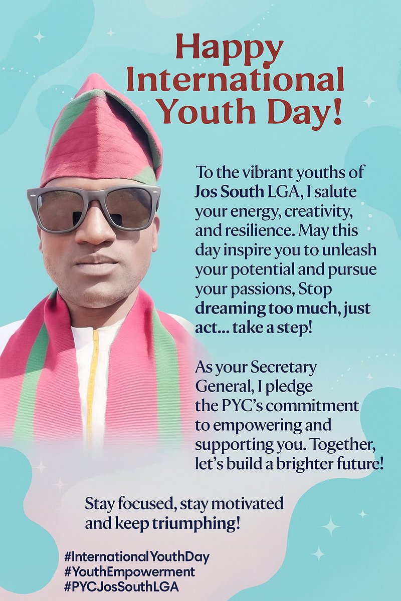belovederaz's tweet photo. #InternationalYouthDay2025 https://t.co/gN5xV6x21r
