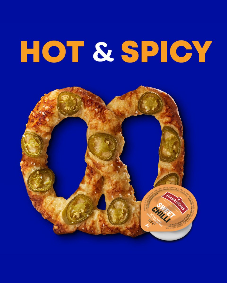 Could you handle the hot &amp; spicy combo of our Cheese &amp; Jalapeño Pretzel and Sweet Chilli dip in a heatwave? 🌞