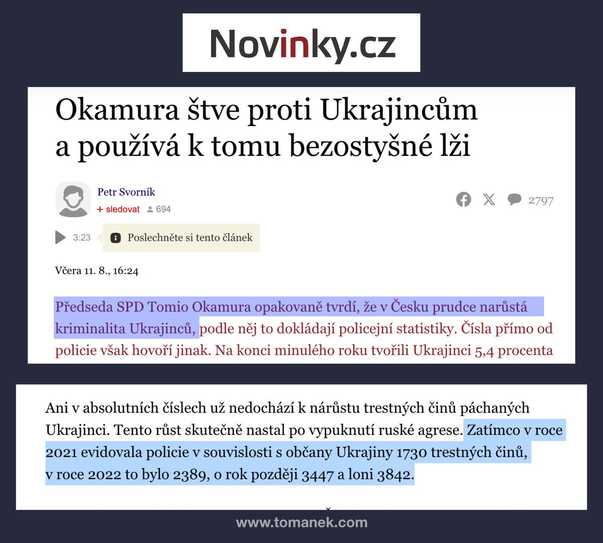 Jan Tománek tweet media
