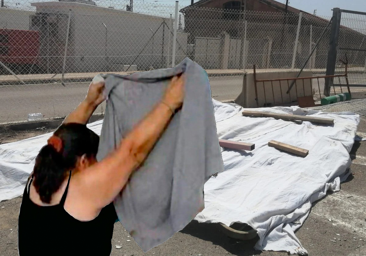 Buenos días amantes del #PatrimonioIndustrial! #fotoindustrialdeldia de "solución" para proteger la verja de la antigua estación de mercancías #Valencia 
He querido tomármelo con humor, gracias <a href="/GHPatrimonioVLC/">GH Patrimonio VLC</a>  por imagen de Pepe Gotera y Otilio 😉 la otra es cosecha propia