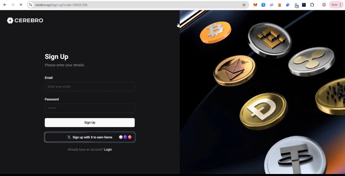 CryptoVerse Xplorer (@cryptoxverse) on Twitter photo How to claim <a href="/cerebro_hq/">Cerebro</a>  Genesis NFT ----- Alice Keys of Power
💯 % Free | No funds required
Steps:
 Sign up: cerebro.xyz/sign-up
✅ Log in with X
✅ Open Profile → Add wallet in Mint section
✅ Earn Gems based on your linked X account
 Pro tip frm my end-- Use an X How to claim <a href="/cerebro_hq/">Cerebro</a>  Genesis NFT ----- Alice Keys of Power
💯 % Free | No funds required
Steps:
 Sign up: cerebro.xyz/sign-up
✅ Log in with X
✅ Open Profile → Add wallet in Mint section
✅ Earn Gems based on your linked X account
 Pro tip frm my end-- Use an X
