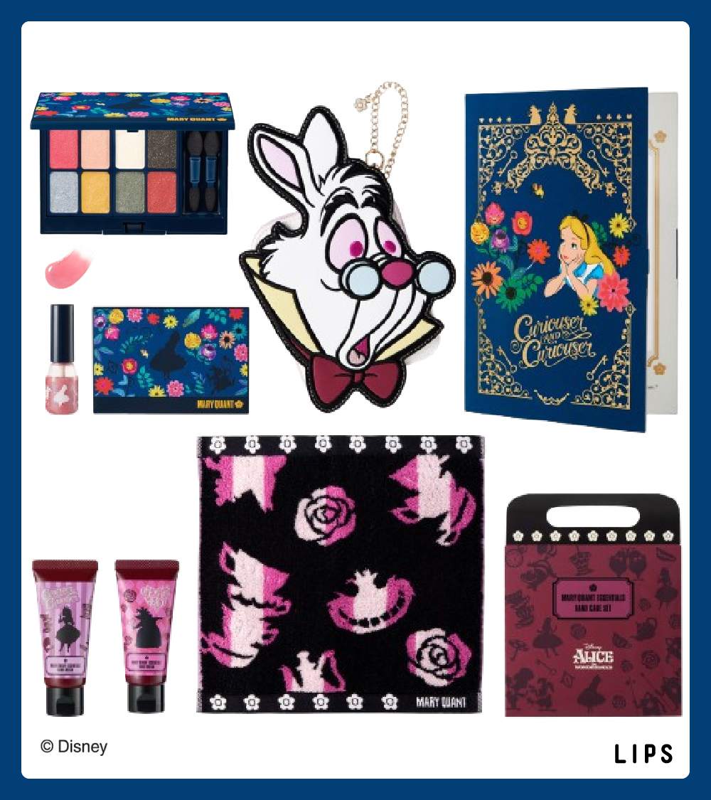 マリークワント」と「アリス イン ワンダーランド」がコラボ💙 遊び心