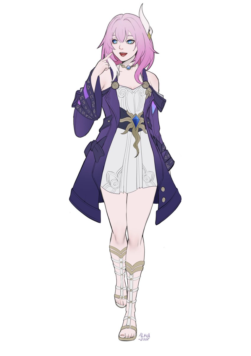 Try to be more active on this account.
I want to draw all pink haired character waifus from hoyoverse.
Let start with Cyrene XD
.
#Cyrene #HonkaiStarRail #HSRFanart #HoYoverse