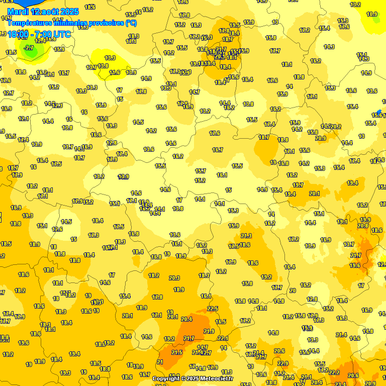 Meteo_28's tweet photo. Il a fait particulièrement doux la nuit dernière en Eure-et-Loir 🥵. 
Nous relevons 19.3°C à Vichères !
🌡️19.1°C à Droue-sur-Drouette
🌡️17.8°C à Thimert &amp; Nélu
🌡️17°C à Senonches
🌡️16.9°C à Sainville 
🌡️15.5°C à Bû

Contre seulement 11.6°C à Rueil. https://t.co/nxgtg2Sc62
