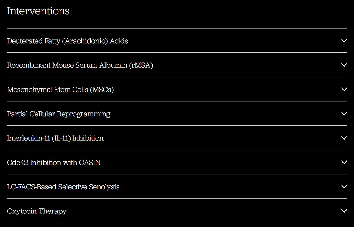 dw2's tweet image. A credible plan to double the lifespan of mice: no "single magic pill", but a combination of up to 8 different damage-repair interventions, tackling different aspects of the accumulation of cellular and molecular damage levf.org/rmr2