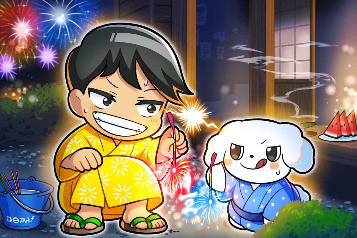 DOPA_0124's tweet photo. 今日は2.5周年!にぶいちランク感謝祭⚖

1/2通して爆アド報告待ってるね～♬

さてここでいきなりだけどDOPAくんからのサプライズ

RPで1名様に5,021pt🎁
〆切 23:59

Q.DOPAくんとチャンスの線香花火対決🆚🔥どちらが勝つでしょうか⁉️

リプライ投稿で当選確率🆙 https://t.co/vlSJfpF2oL