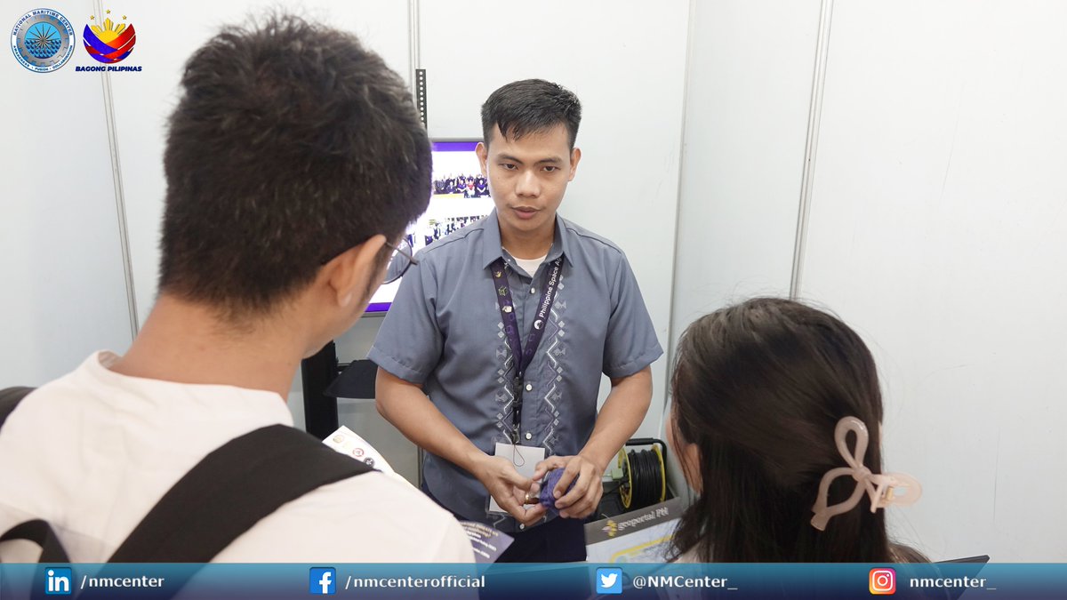 NMCenter_'s tweet photo. The National Maritime Center extends its heartfelt thanks to the Philippine Space Agency for inviting us to be a part of the Philippine Space Week 2025 celebration last August 08-10, 2025.
#PhilippineSpaceWeek
#YamangKalawakan 
#PhilSA  
#NationalMaritimeCenter 
#FromSeaToSpace https://t.co/qzmQjrR04z
