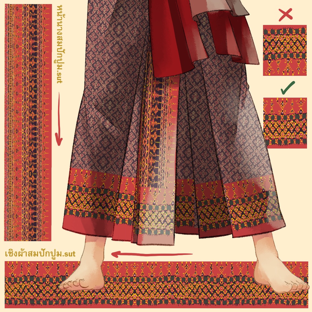 Mululeee's tweet image. บรัชผ้าสมปักปูม
ที่ไปคอมมิช @coconcomic แกะลายมา
ลงขายที่ Friendii แล้วนะคะ
friendii.art/s/s0uzyuy