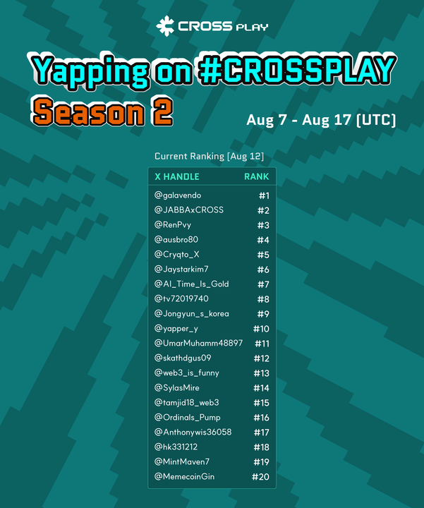 CROSS PLAY⛏️ tweet media