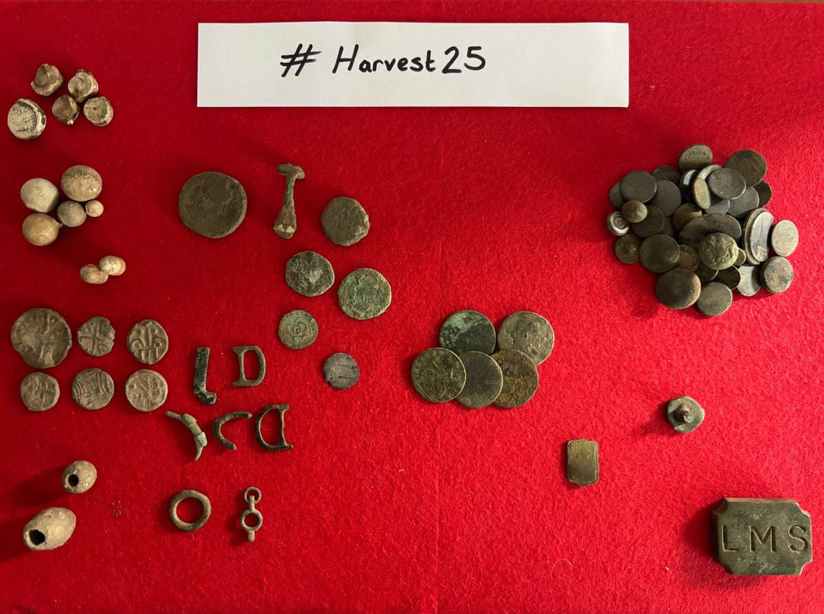 Scottylar’s #Harvest25 finds board beginning to fill up. Tons of buttons so far this year. Hoping to add to the Roman finds over the coming weeks. Always looking for new farms to visit in and around #Staffs #Warks if there are any farmers who’ll give me an opportunity please 🚜🌾