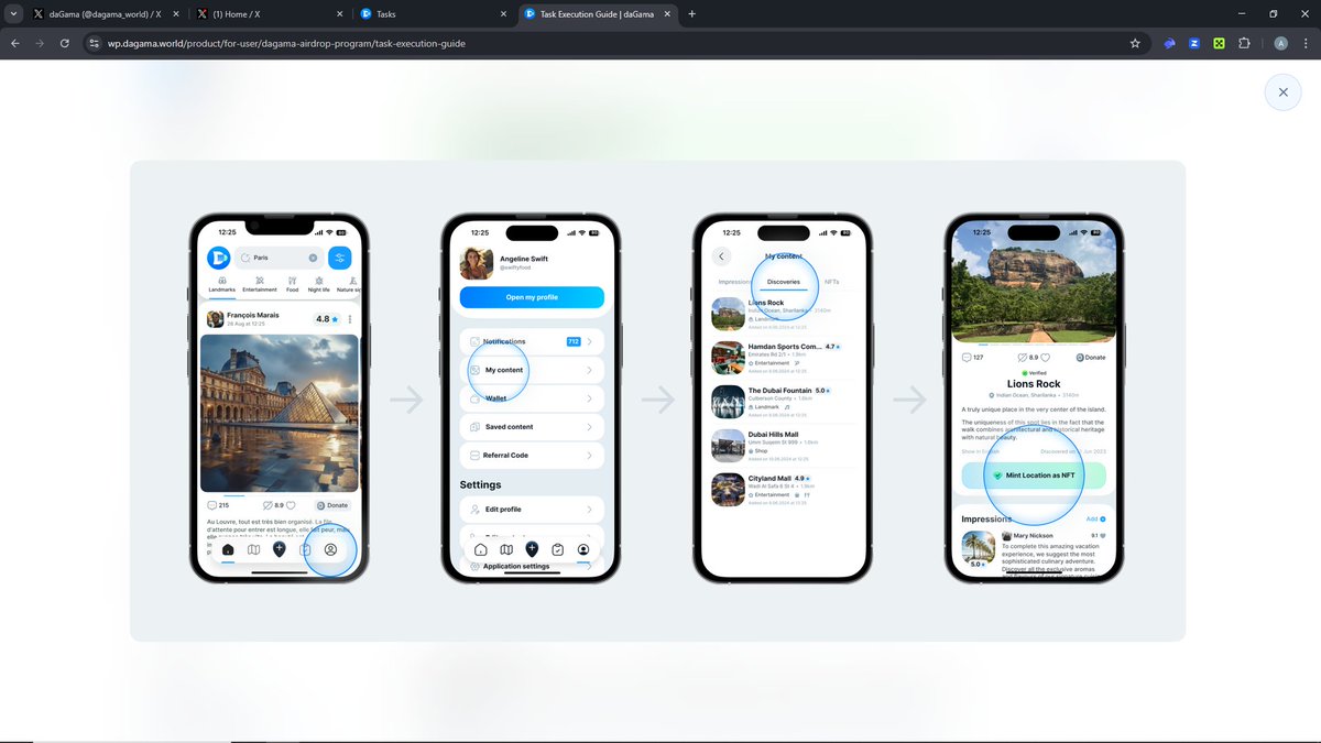 deGama Airdrop Campaign

Prize Pool: 7,000,000 $DGMA

daGama has launched an incentivized airdrop campaign and you can start earning right now.

Here’s the Comprehensive Guide to securing your share of the rewards:

1. Core Actions (Eligibility Requirements)

✅ Log in to Airdrop
