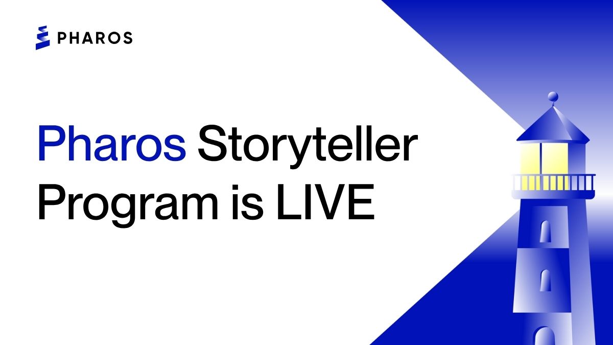 📢 Pharos Storyteller Program is here!

🌟 Are you ready to tell the story of Pharos?

From educators &amp; deep-dive writers to meme lords &amp; content wizards , this is your chance to create impactful content, gain perks, and grow with Pharos! 👀

🔥 Apply now: forms.gle/mxSC3U948LrYPh…