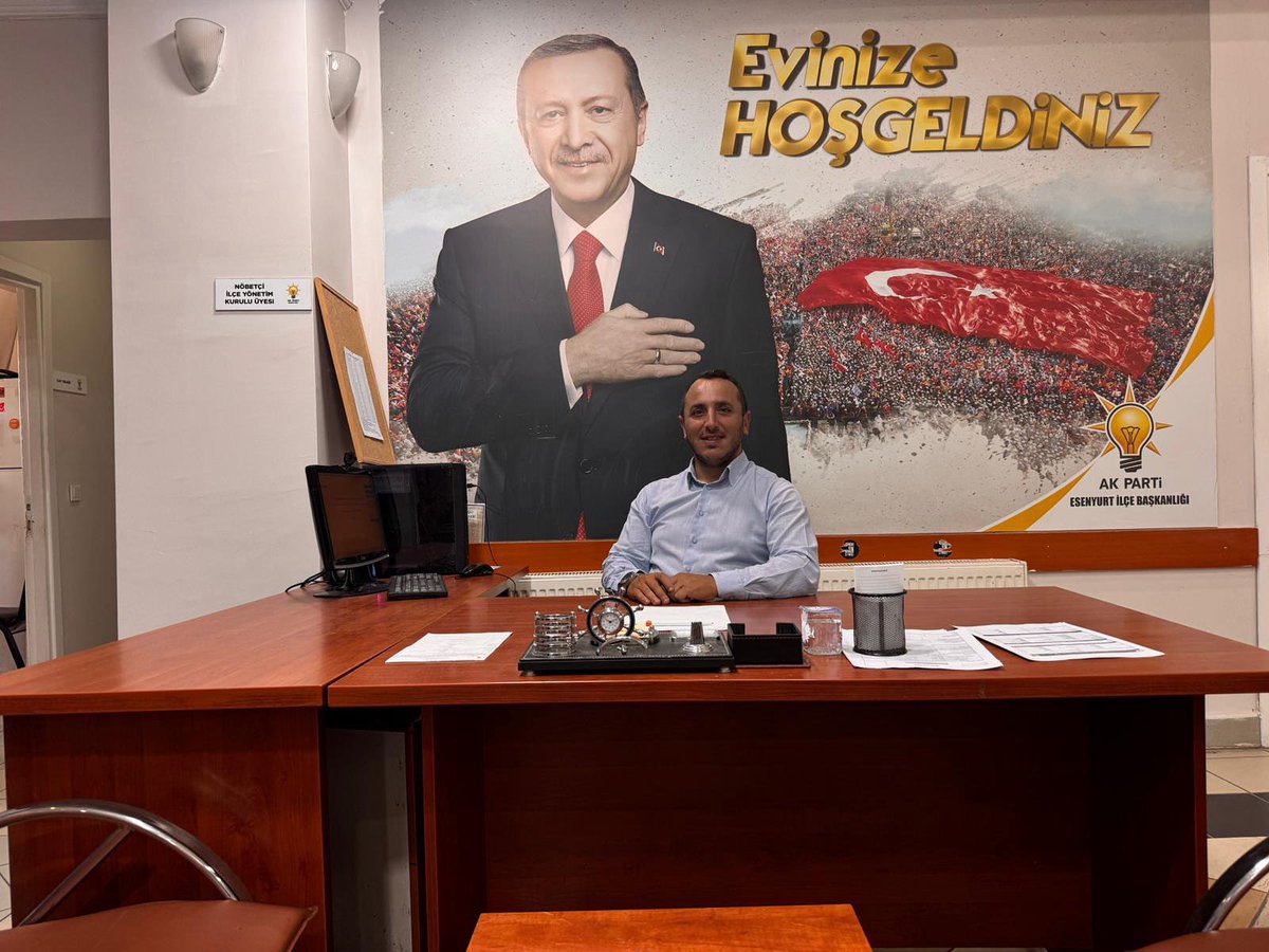 Esenyurt İçin Nöbetteyiz🇹🇷
Bugün İlçe Başkanlığımızda Nöbetçimiz ilçe meclis üyemiz;

Recep Gökmen

Nöbet Saatimiz
⏰ 10:00-17:00

Soru görüş ve önerileriniz için 
AK Parti Esenyurt İlçe Başkanlığı 
İletişim Numaramız ☎️0212 596 82 12