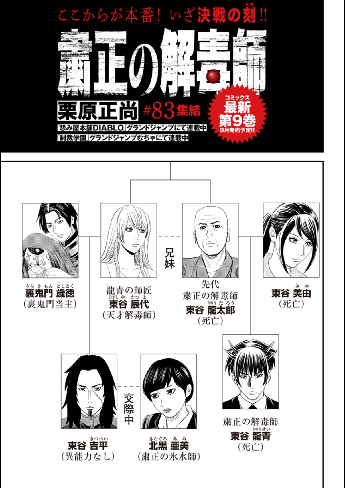 集英社 - 怨み屋本舗ＤＩＡＢＬＯ　6～11巻・粛正の解毒師　1～8巻・制裁学園　1～7巻 集英社 - 怨み屋本舗DIABLO 6～11巻・粛正の解毒師 1～8巻