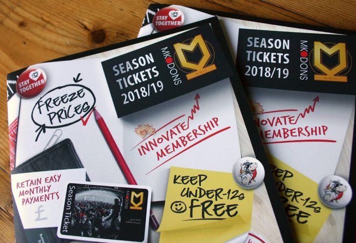 twbgd's tweet image. Selling the experience! 🏉

We designed and produced many brochures aimed at promoting and selling MK Dons FC's season tickets and corporate packages

Take a look &amp;gt; ow.ly/jQbx50NFHIW

#GraphicDesign #Print #MarketingMaterials