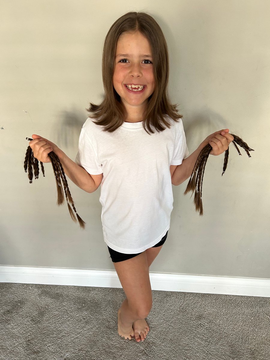 Celebrating her 10 birthday, Isla has made a super generous 13 inch hair donation - raising more than £900 in the process 🤩

Click here to find out how you can do something amazing, just like Isla! 👉 ow.ly/mQxw50WA8u7