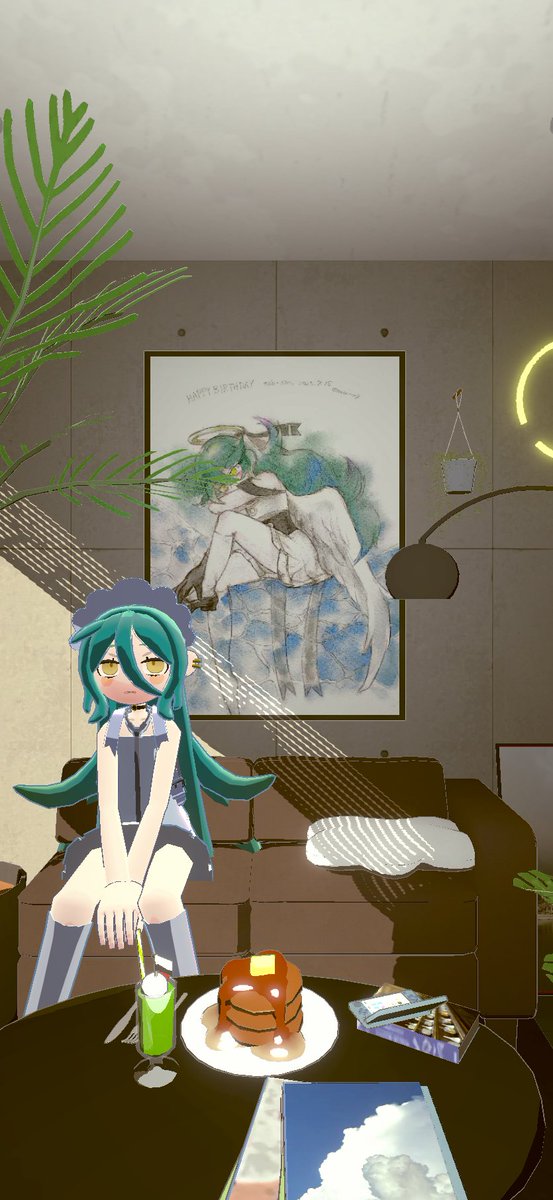 tab_888's tweet photo. フォロワーさんに描いていただいた社会人天使ちゃんを壁にデカデカと飾りました 最高すぎる…BIG LOVE…
#gogh https://t.co/OyXOJAUi4M