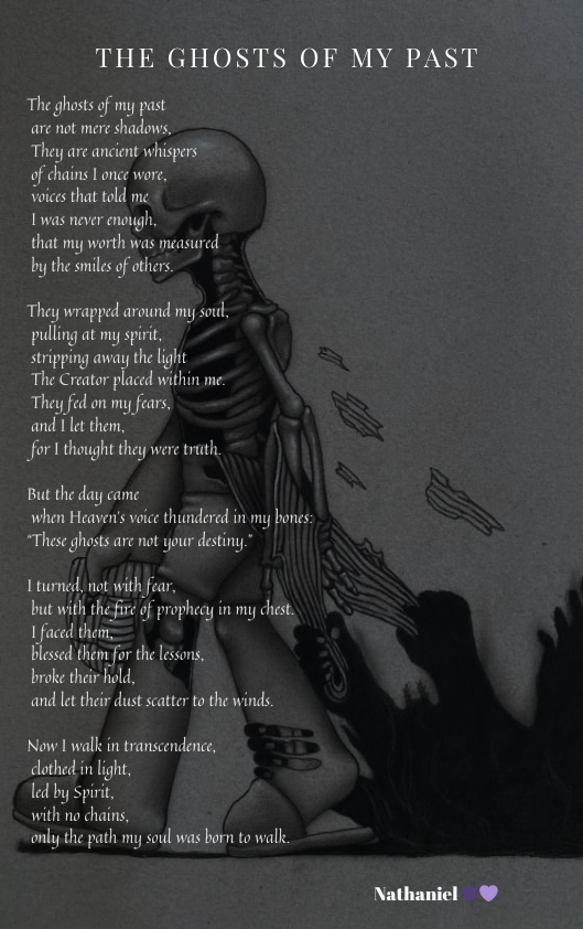 Ⲛⲁⲧⲏⲁⲛⲓⲉ𝓵🥀 (@sobboynathan) on Twitter photo THE GHOSTS OF MY PAST
"I faced the ghosts of my past, blessed them for the lessons, and left them in the dust. Now I walk in light, guided by Spirit, unchained and unafraid."
ART AND INSPIRATION BY <a href="/its_linesart/">Owadasa Roland</a> THE GHOSTS OF MY PAST
"I faced the ghosts of my past, blessed them for the lessons, and left them in the dust. Now I walk in light, guided by Spirit, unchained and unafraid."
ART AND INSPIRATION BY <a href="/its_linesart/">Owadasa Roland</a>
