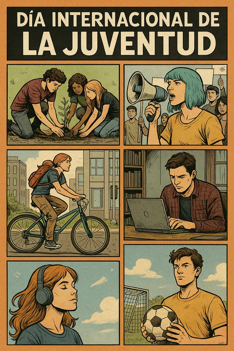 dbroceno's tweet photo. Hoy celebramos el Día Internacional de la Juventud.
Hablamos de juventud con voz propia, con ganas de justicia, vivienda, participación real y vida digna. Esta generación no espera al mañana; lo está construyendo hoy.
#JuventudPresente #ParticipaciónJuvenil
#LoMejorEstáPorLlegar https://t.co/9tG3ol759y