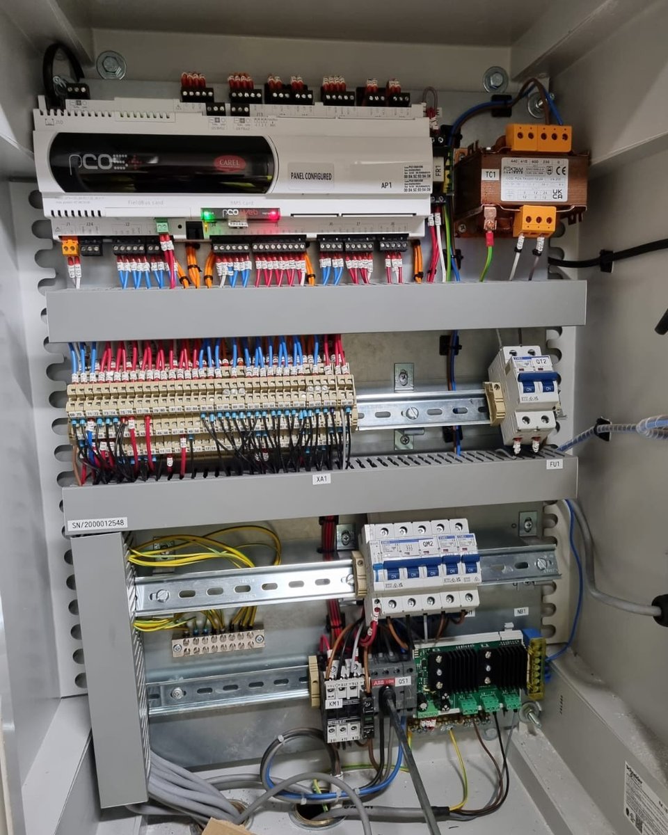iac_systems's tweet image. Another smart control panel install by us! Our latest AHU control panel is now live, delivering precision airflow, temp control &amp;amp; energy efficiency via our iSmart system.

✅ Compact design
✅ Fully integrated
✅ Built in London

#HVAC #SmartControls #iACS #AHU #EnergyEfficiency