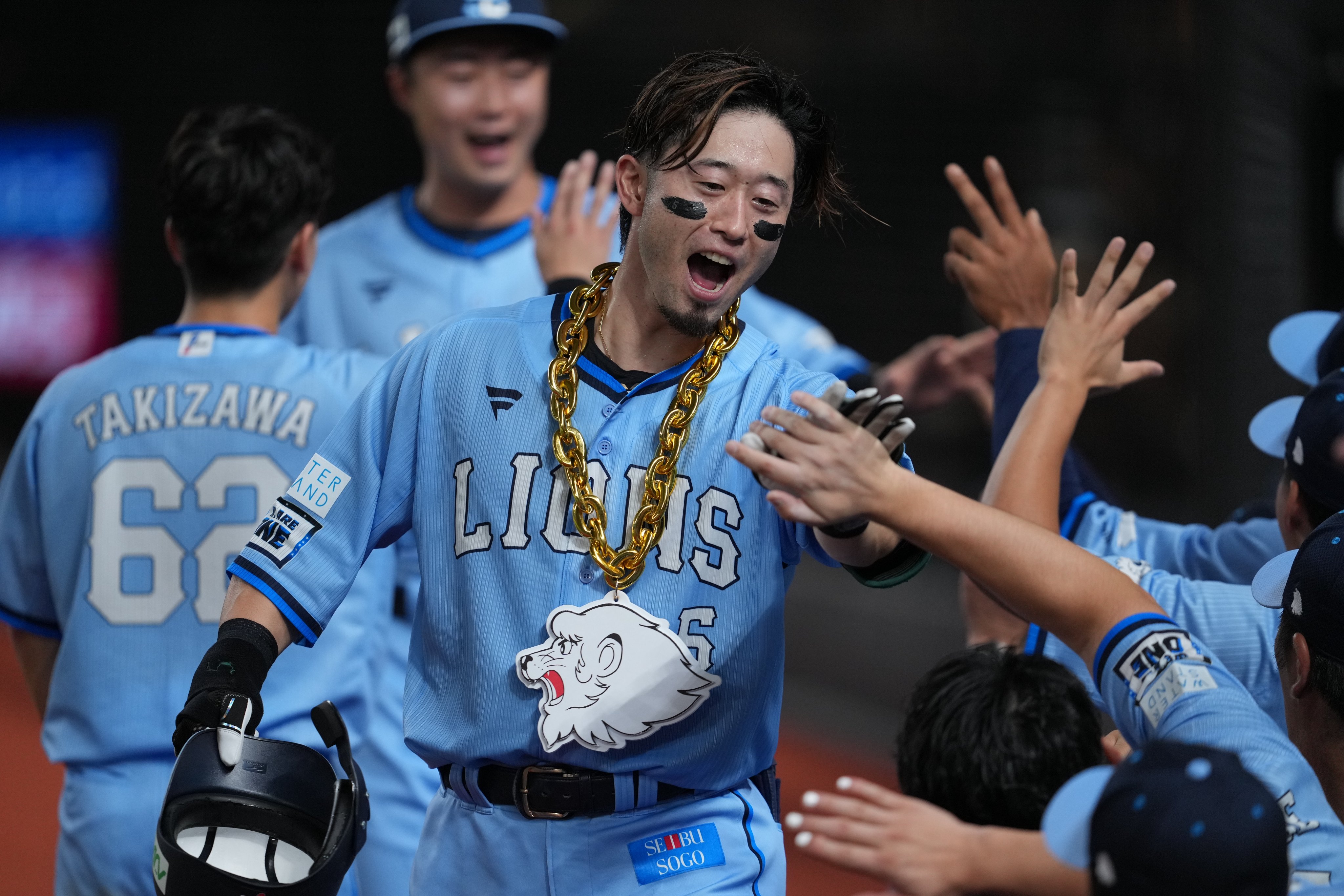 滝澤 夏央　ミニビッグチェーンネックレス デフォルメ 埼玉西武ライオンズ　非売品 滝澤夏央 ミニビッグチェーンネックレス デフォルメ 埼玉西武