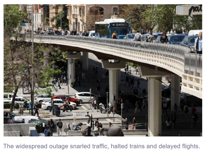 Turnium (@turnium) on Twitter photo This <a href="/TechXplore_com/">TechXplore</a> article discusses the massive blackout that struck Spain & Portugal on April 28, 2025, plunging over 58 million people into darkness. The outage halted trains, grounded flights, & paralyzed digital infrastructure, causing severe disruptions to businesses and This <a href="/TechXplore_com/">TechXplore</a> article discusses the massive blackout that struck Spain & Portugal on April 28, 2025, plunging over 58 million people into darkness. The outage halted trains, grounded flights, & paralyzed digital infrastructure, causing severe disruptions to businesses and
