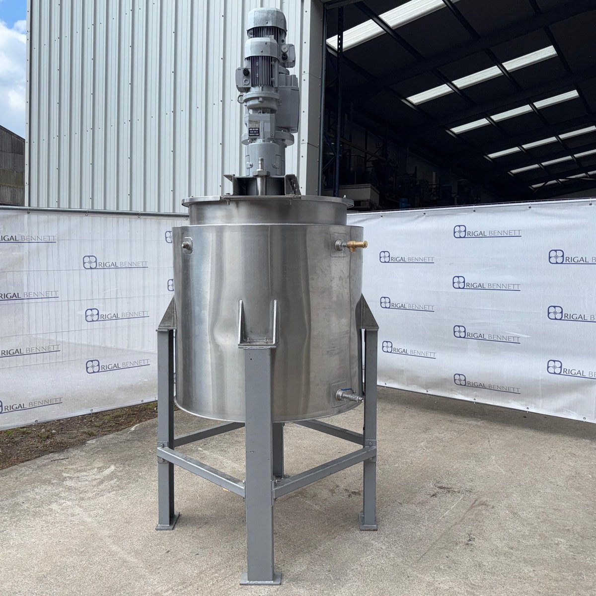 RIGALBENNETT's tweet image. 500L Stainless Steel Jacketed Anchor Scrape Combination Stirrer
#StainlessSteel #FoodProcessing #MixingEquipment #AnchorScraper