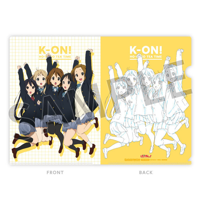 けいおん！』シリーズ 新商品】 「クリアファイル」予約受付中