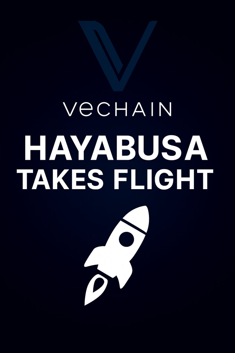 🚨VeChain Renaissance — Hayabusa Takes Flight 🚀🪐🚨

🎯 The Most Important Vote Since Mainnet Launch

On Aug 18, 2025, #VeChain will decide its future.
💠 From Proof of Authority → Delegated Proof of Stake
💠 From passive → active rewards
💠 From inflation → systematic